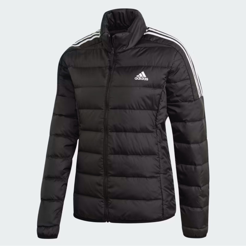 Adidas Essentials Down Insulated Jacket Black Sz … - image 1